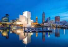 Downtown Cleveland Skyline From The Lakefront