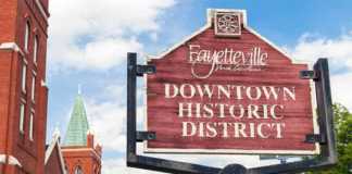 downtown historic district fayetteville