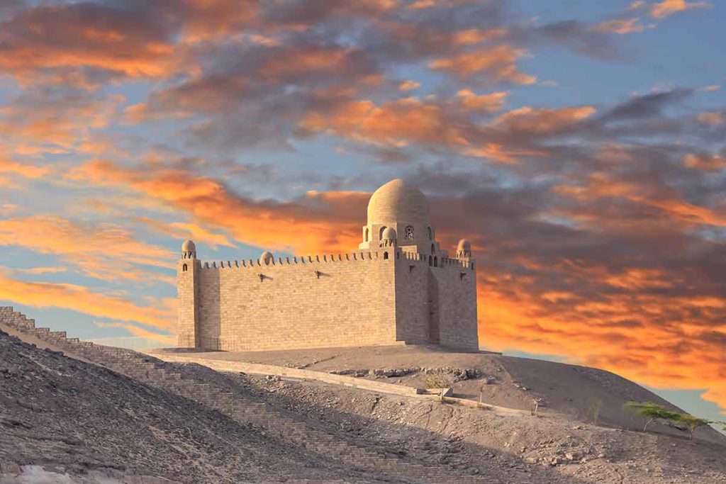egypts landmarks mausoleum of aga khan