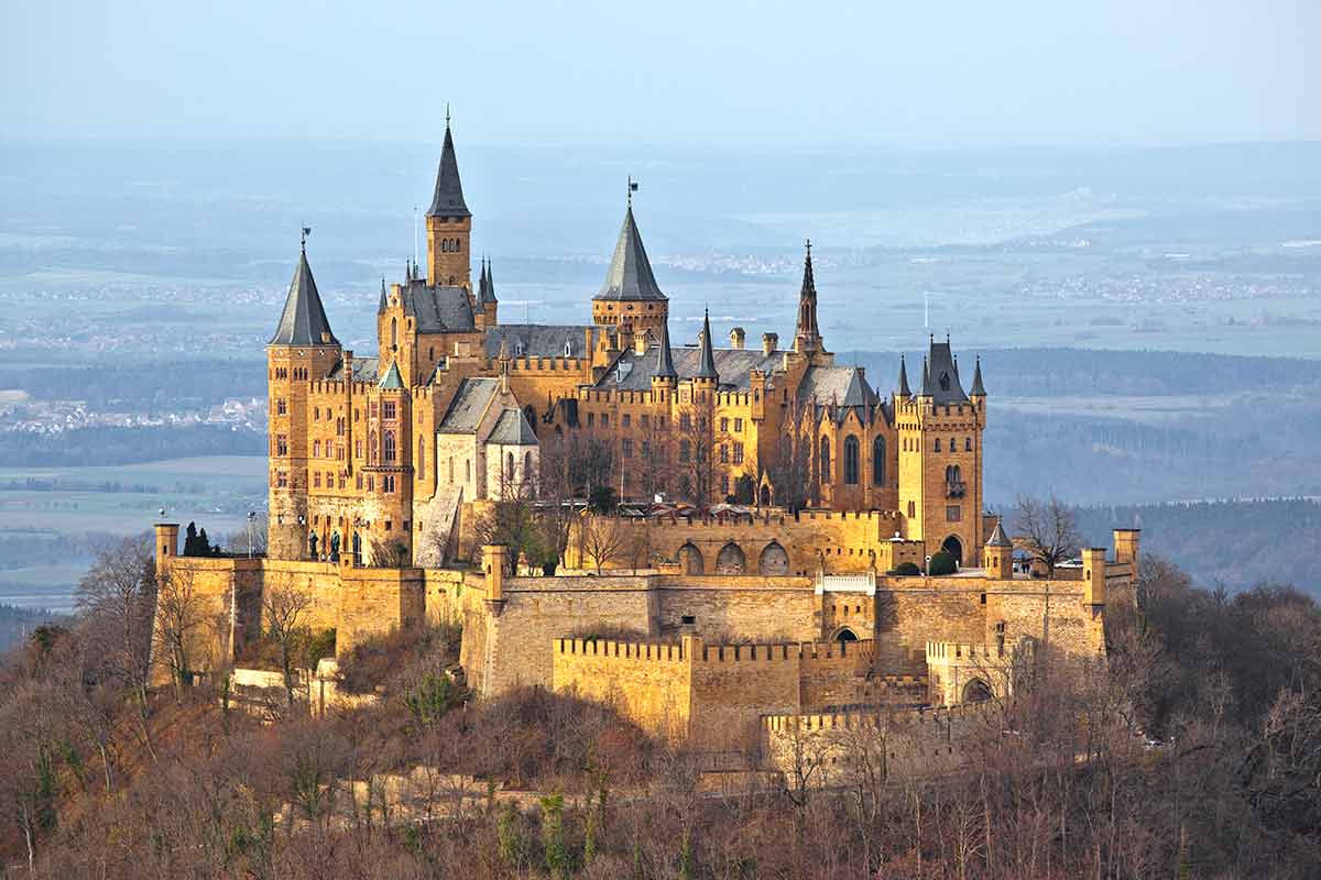 fairytale castles in Germany (Hohenzollern Castle)