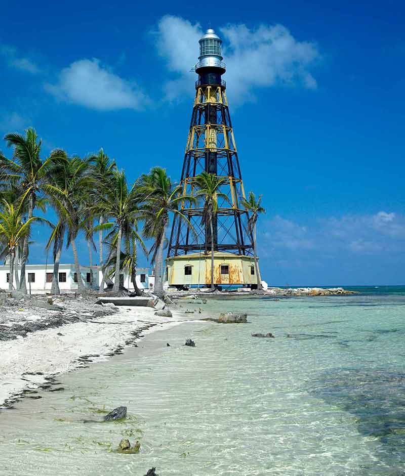 famous beaches in cuba Cayo Jutias lighthouse