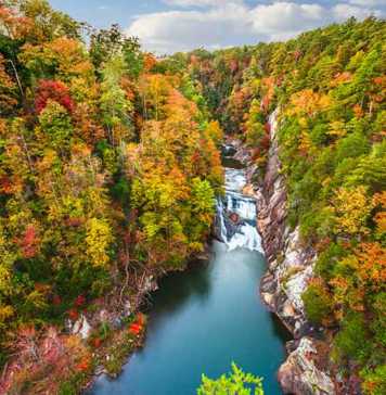 famous georgia landmarks tallulah falls
