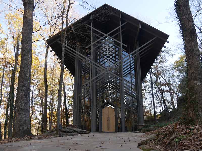 famous landmarks in arkansas thorncrown chapel contemporary building