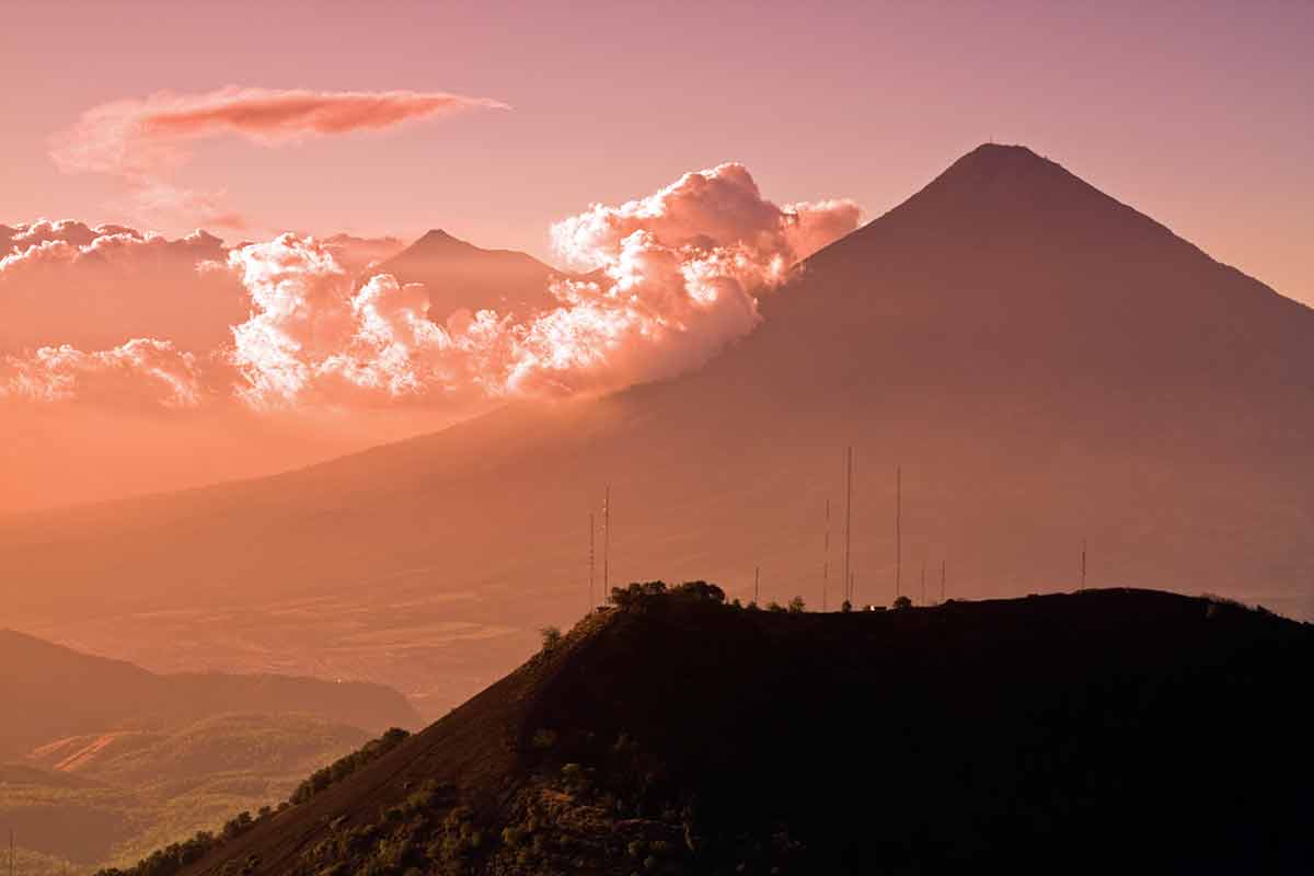 famous landmarks in guatemala city Pacaya Volcano