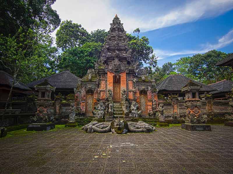 Bali's monkey forest temple
