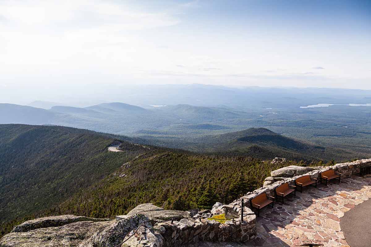 the view from Whiteface Mountain