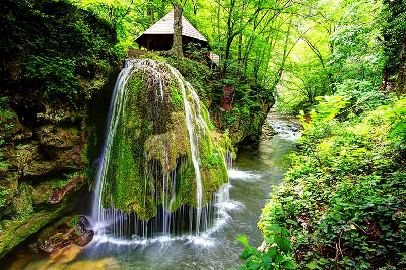 famous landmarks in romania bigar waterfall