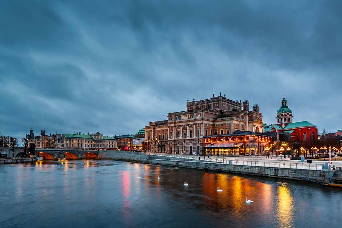 famous landmarks in stockholm opera house