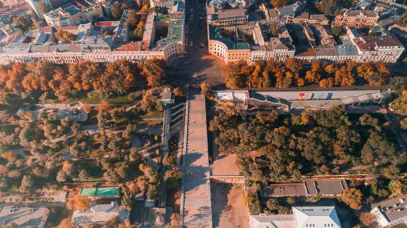 Potemkin Stairs famous landmarks in ukraine