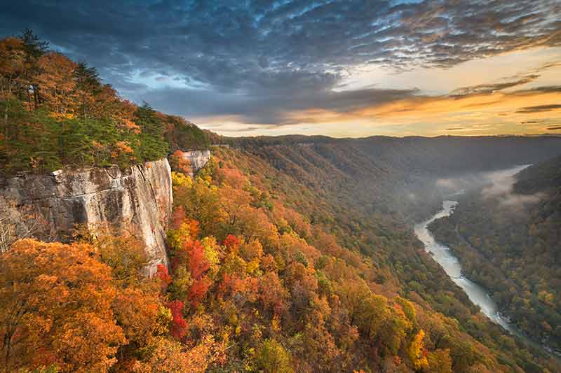 famous landmarks in virginia new river gorge