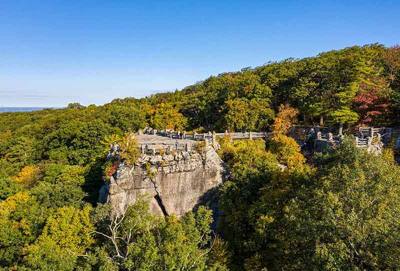 famous landmarks in west virginia Coopers Rock state park