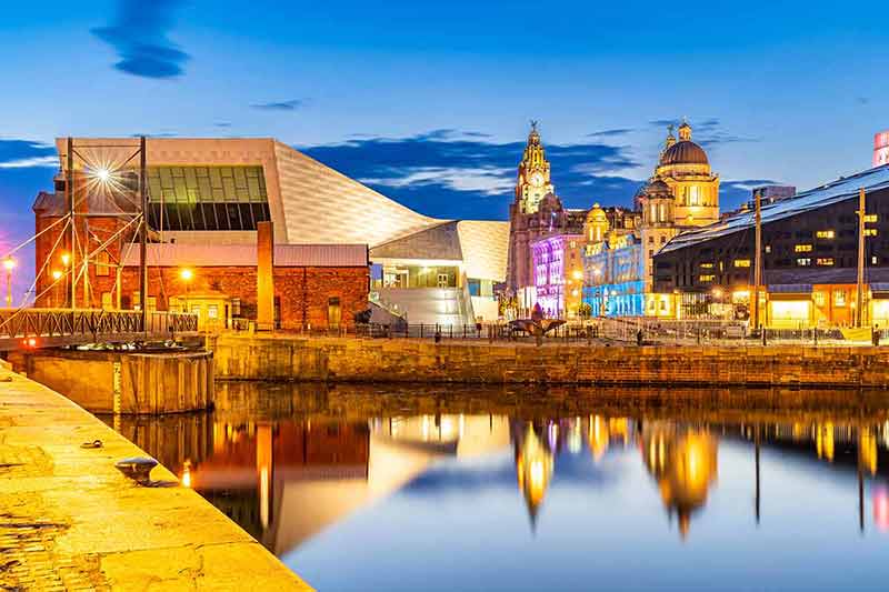 famous liverpool landmarks in the Liverpool skyline