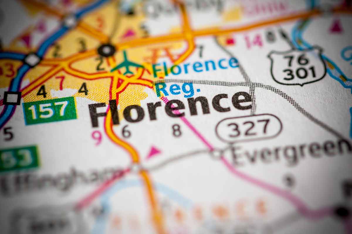 florence sc map