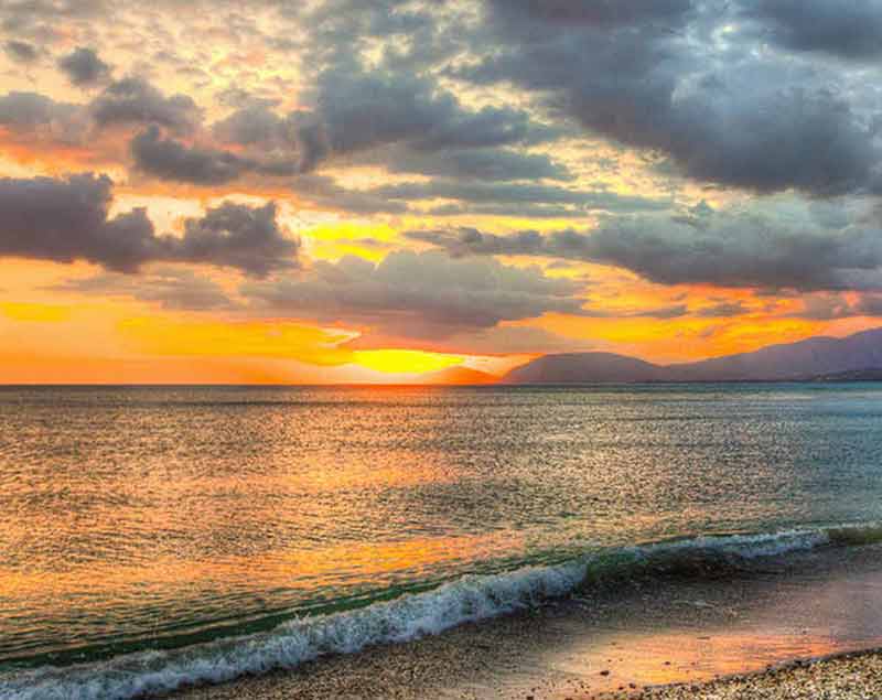 Beautiful Pictures Of Haiti beach at sunset