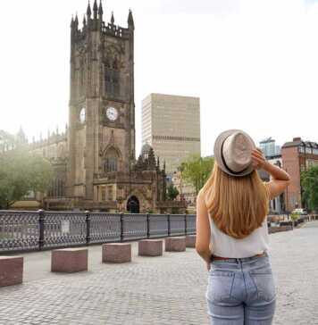 20 things to do in Manchester UK that rival London Beautiful Blonde Girl With Hat Walking In Manchester City