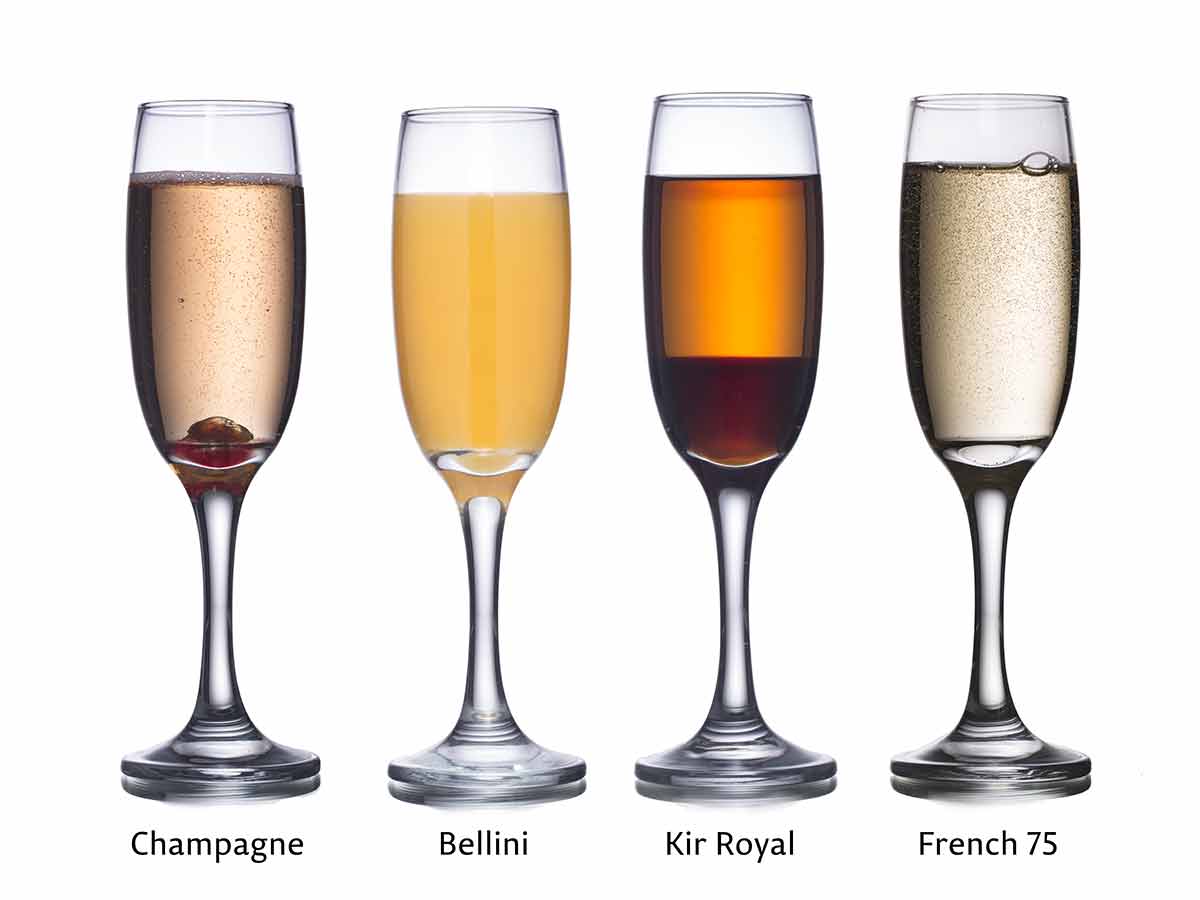 french drinks non alcoholic list Collection of most popular alcoholic cocktails with sparkling wine