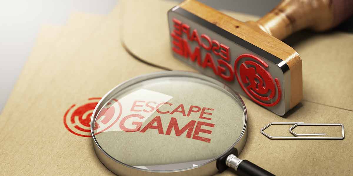 fun free things to do in blackpool escape game concept stamp