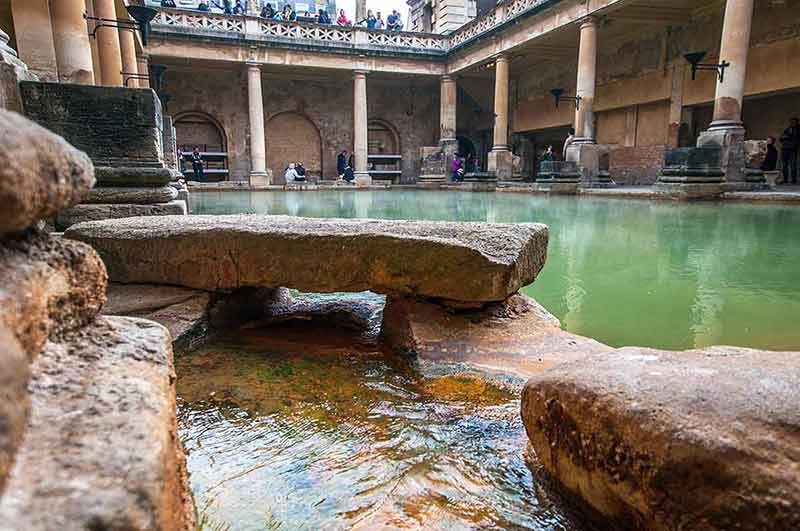 The Famous Roman Baths In Bath