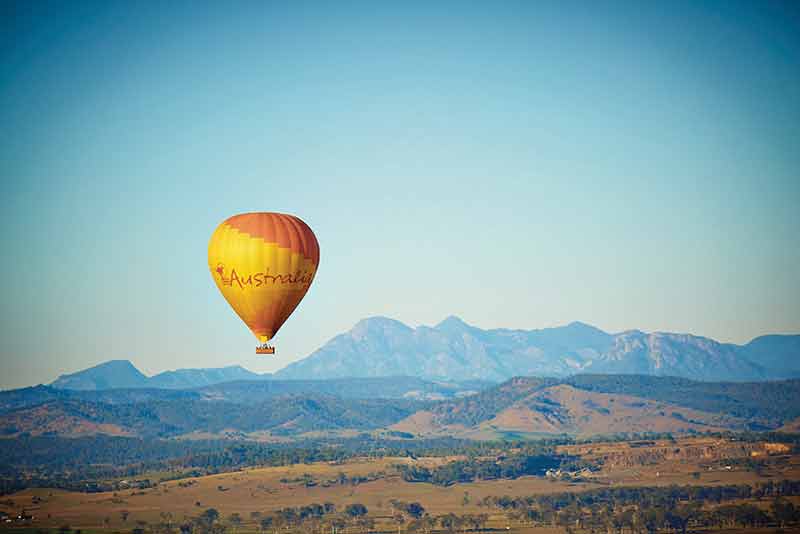 Brisbane hot air balloon