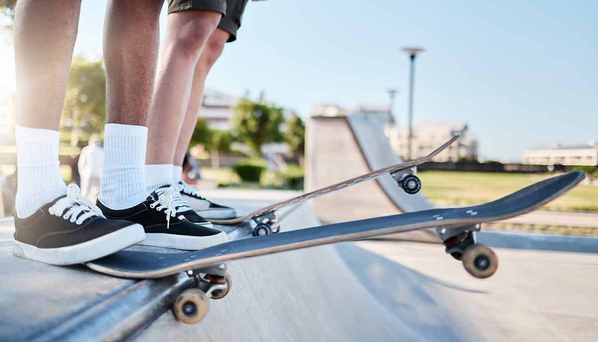 Skateboarding, Skateboards And Skatepark