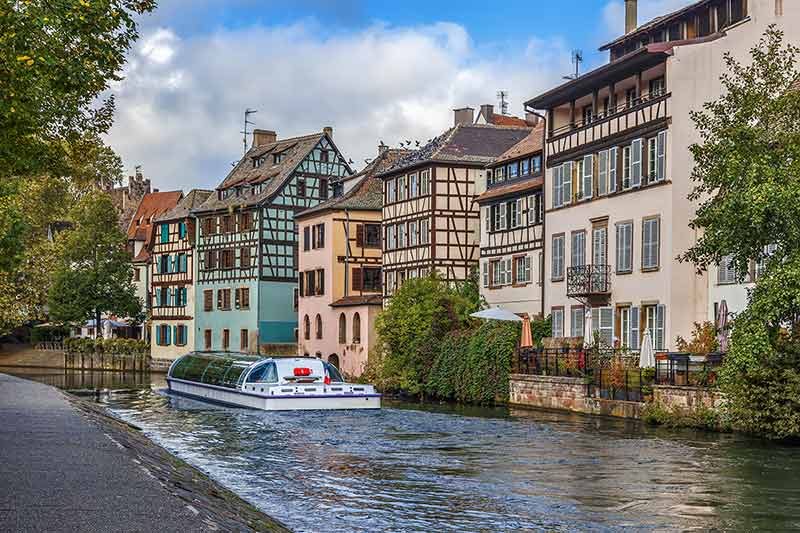 Embankment Of The Ill River, Strasbourg