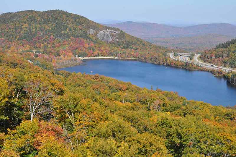 geographical landmarks in new hampshire Echo Lake
