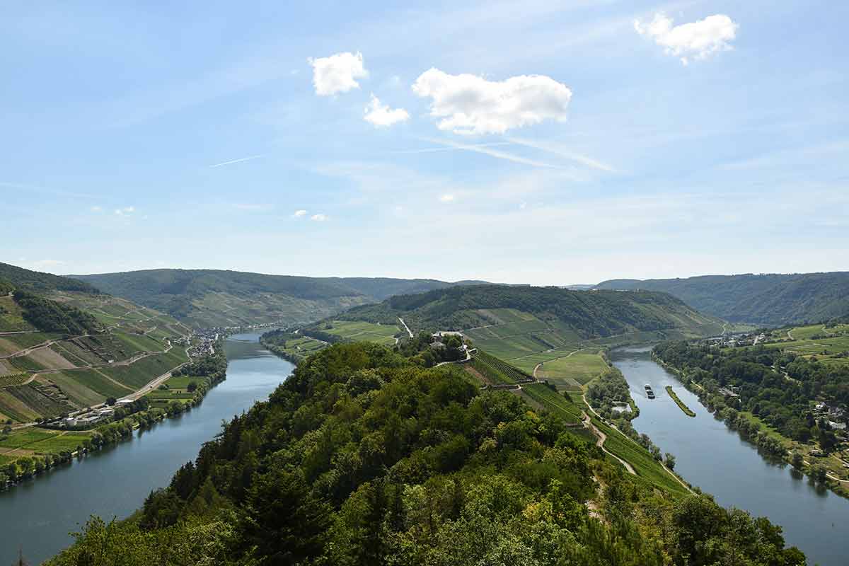 Bird's Eye View Of The Moselle Loop