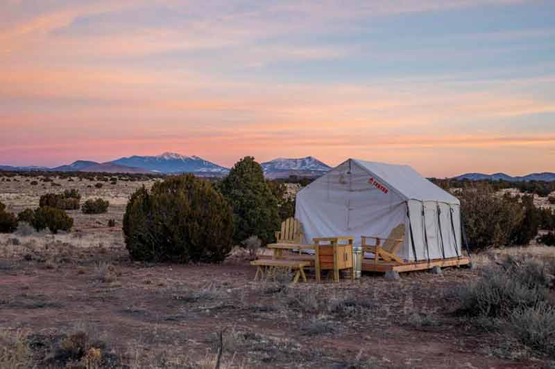 glamping in arizona Tentrr Grand Canyon Camping Under The Stars