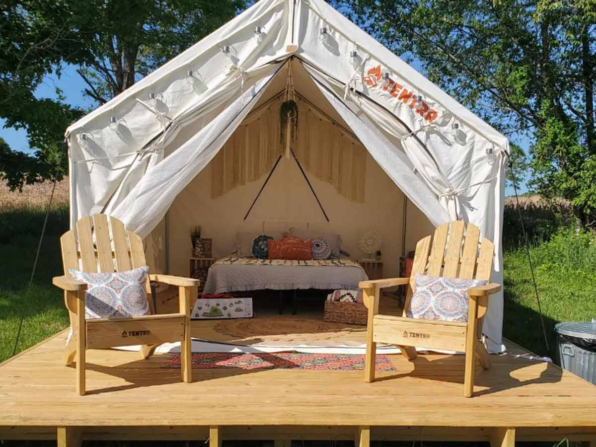 glamping in tennessee tentrr
