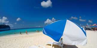 Beach And Crystal Clear Waters Of Grand Cayman