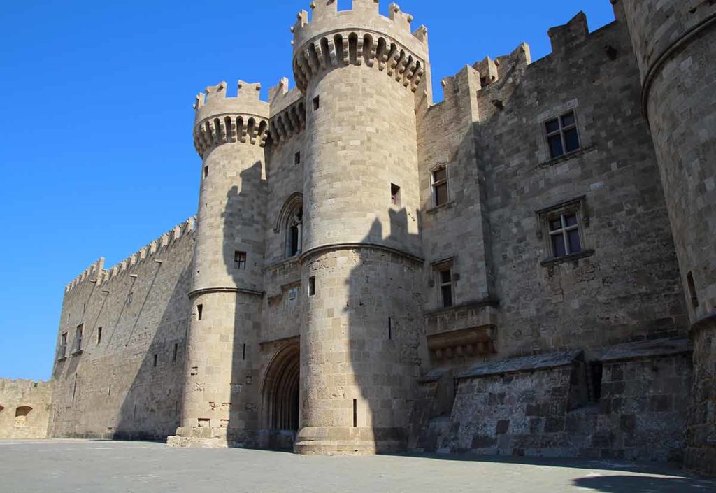greece landmark rhodes castle