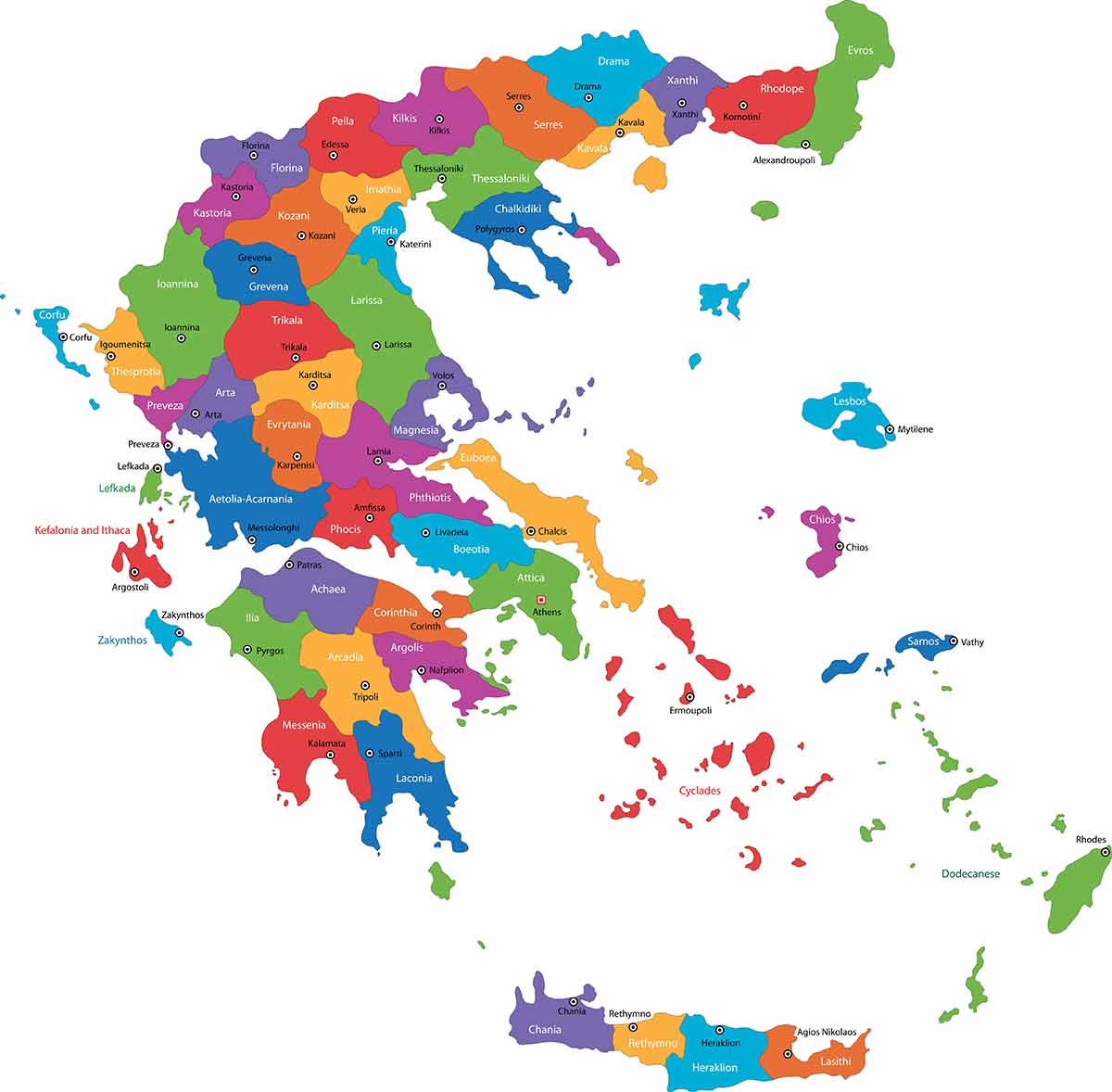 greece map