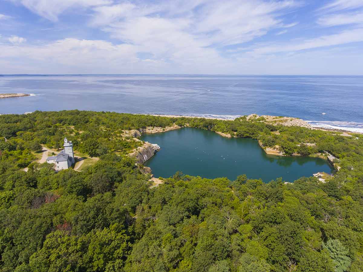 halibut point aerial view