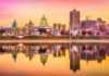20 Things To Do In Harrisburg PA This Weekend harrisburg pa skyline reflections in water at dusk