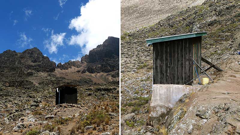 Kilimanjaro trekking toilets
