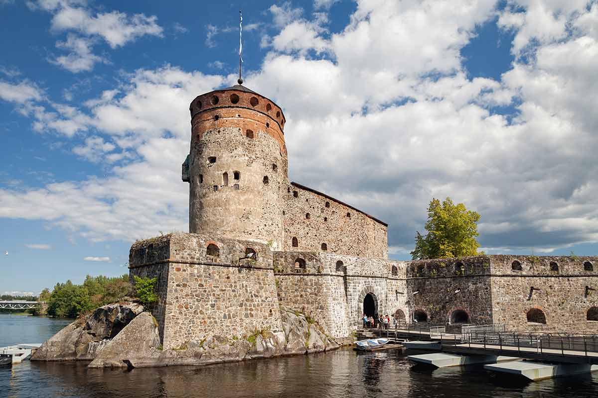 historic finland landmark savonlinna