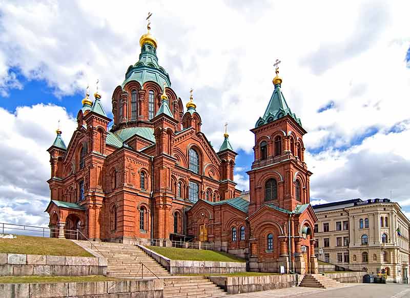 historic landmarks of finland uspensky cathedral