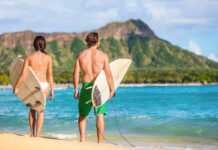 Hawaii Surfing: Where to Go, When to Visit and What to Know Hawaii Surfers People Relaxing On Waikiki Beach
