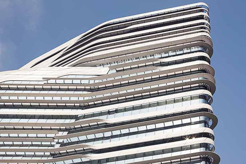 hong kong landmarks building Modern architecture layered structure