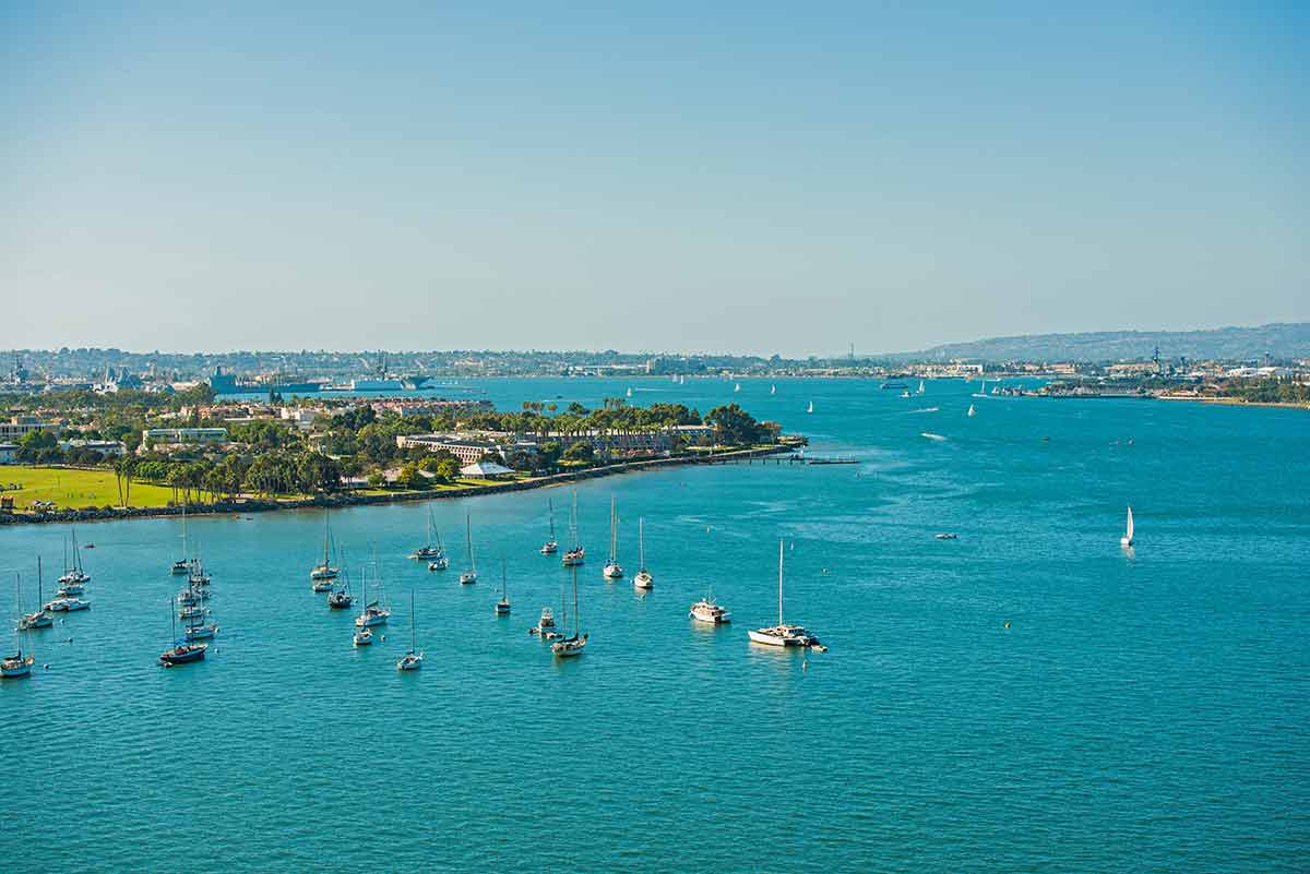 how far is san diego to san francisco Summer in Coronado San Diego. South and North Bay,