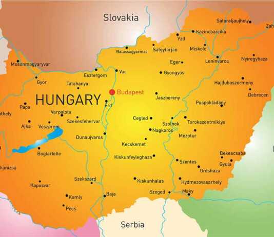 hungary map