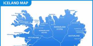 iceland cities map