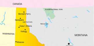 idaho cities map