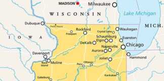 illinois map