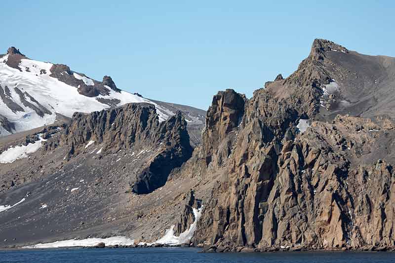 important landmarks in antarctica deception island