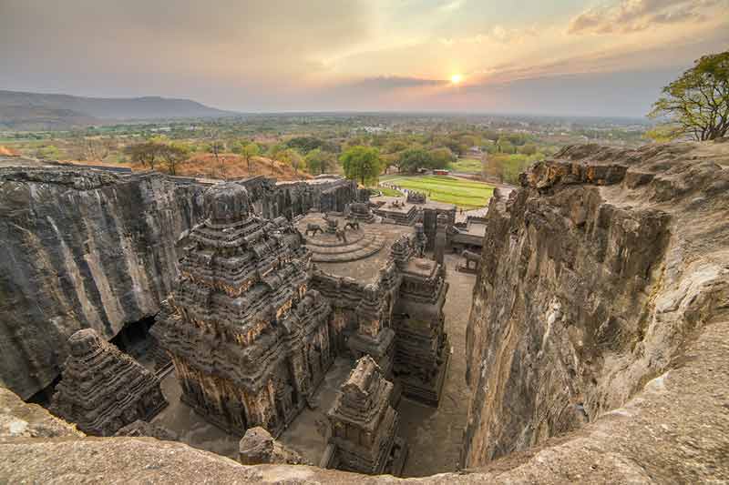 india landmark kailas temple ellora
