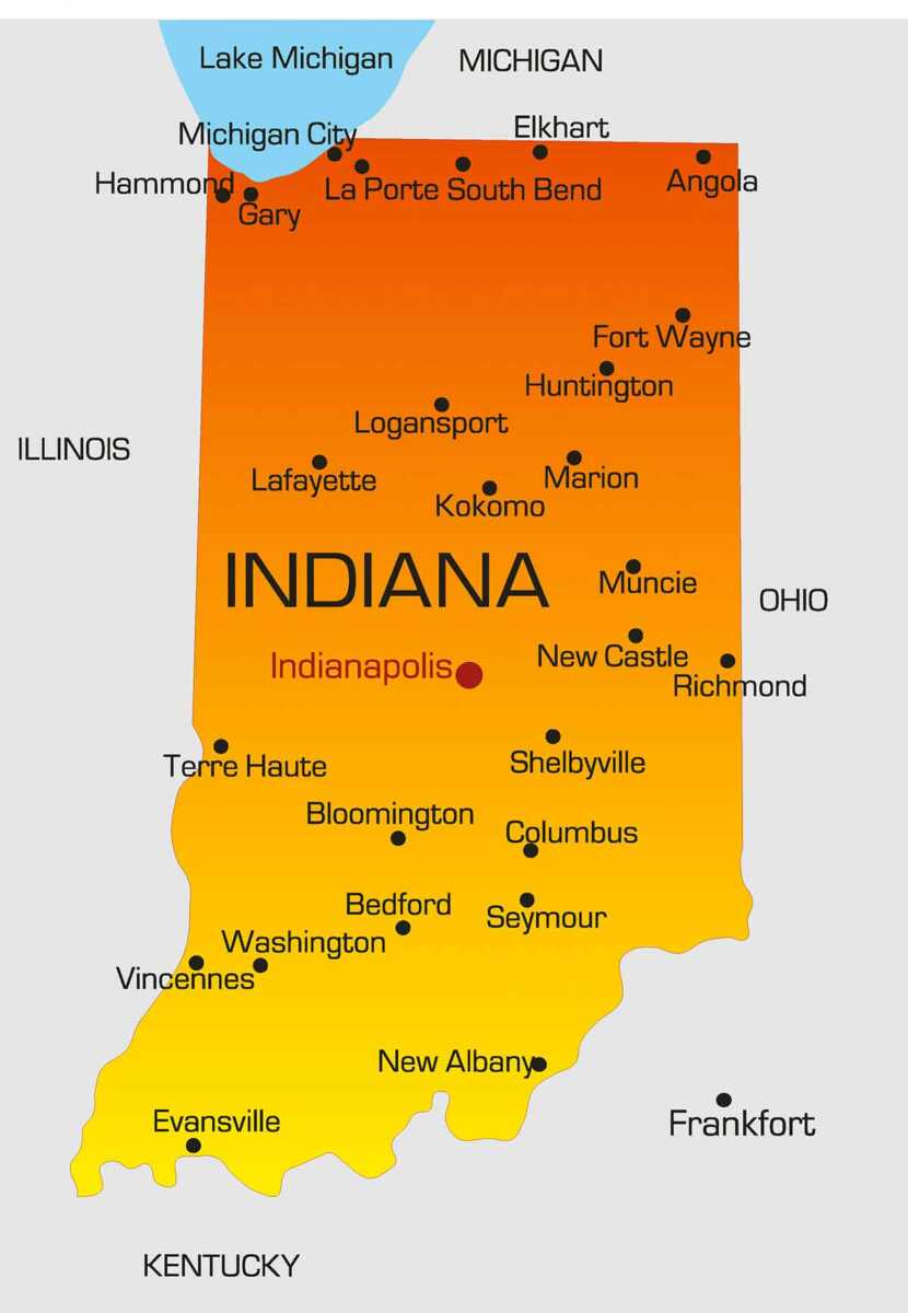 indiana map