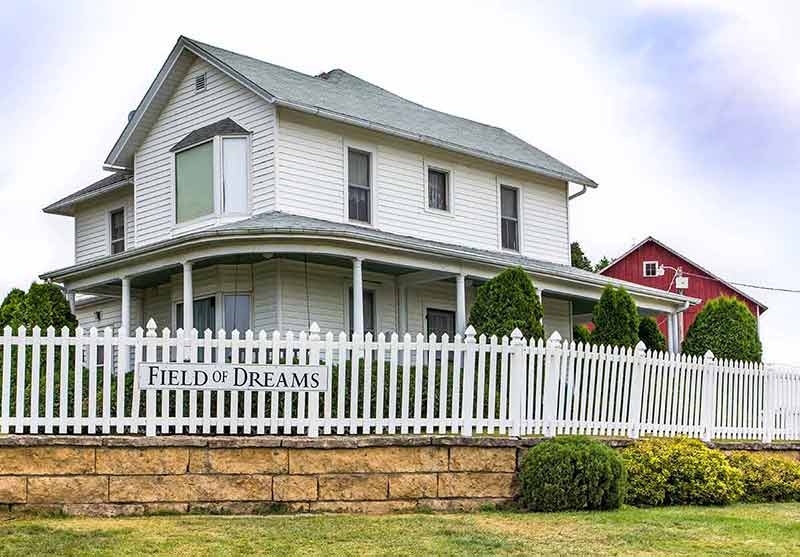 iowa landmarks and attractions Field of Dreams Farmhouse