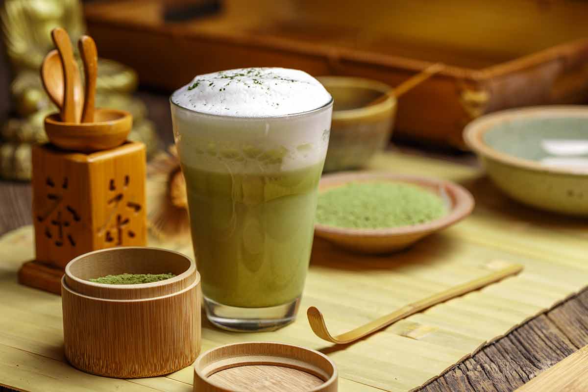 japanese drinks green tea matcha latte