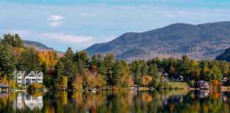 lake placid in the fall